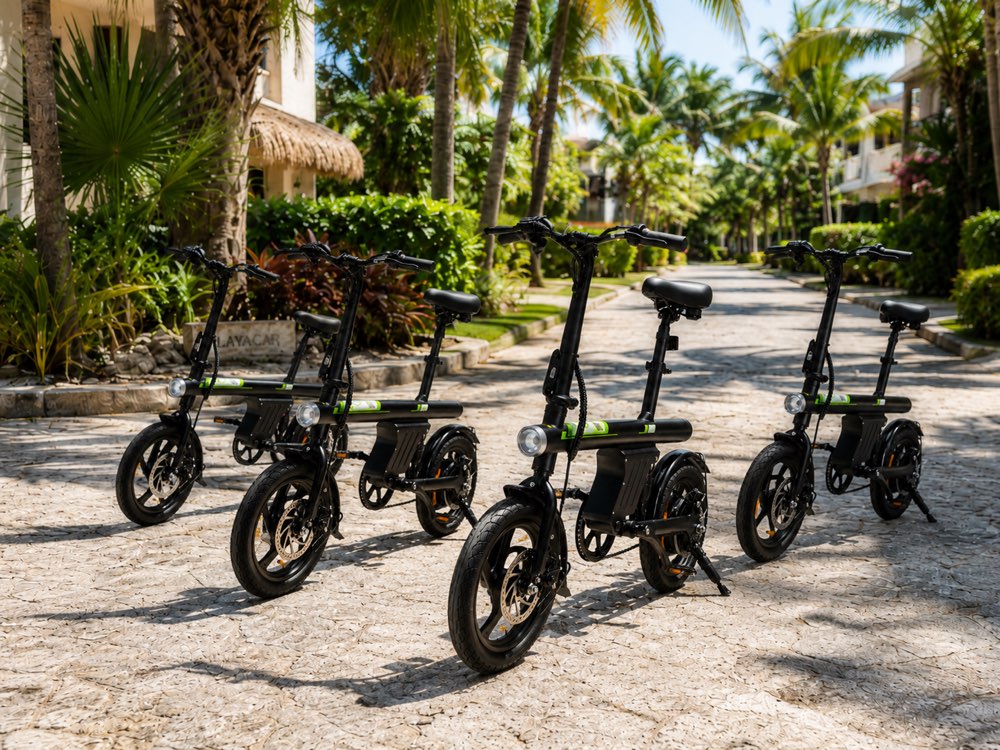 E-bikes plegables WalkMe en Playacar